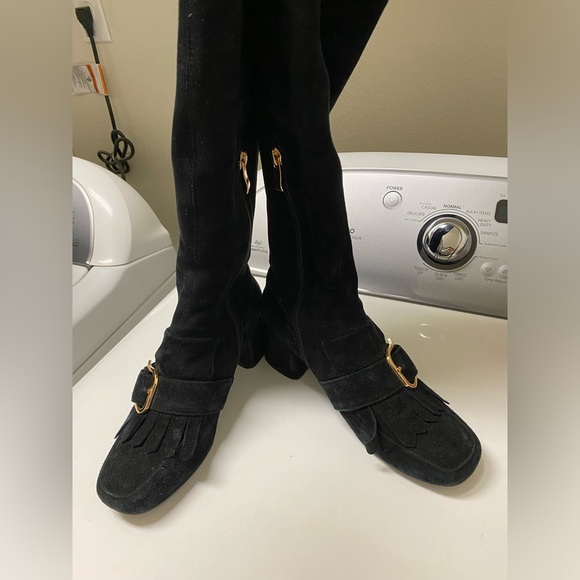 Women’s high knee suede boots - US 7 - Picture 2 of 7